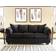 Ashley Darcy Black Sofa 89" 3 Seater