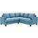 Glory Furniture Sandridge Aqua Sofa 80" 3 5 Seater