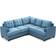 Glory Furniture Sandridge Aqua Sofa 80" 3 5 Seater