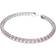 Swarovski Matrix Tennis Bracelet - Silver/Pink