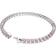 Swarovski Matrix Tennis Bracelet - Silver/Pink