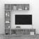 vidaXL Bookcase Gray Sonoma Oak Scaffale per libri 180cm