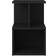 vidaXL Engineered Wood Black Sängbord 35x35cm