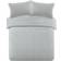 Brentfords Teddy Fleece Duvet Cover Grey (200x135cm)