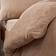 Brentfords Teddy Fleece Duvet Cover Beige (198x137cm)