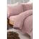 Brentfords Teddy Fleece Duvet Cover Pink (200x135cm)