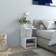vidaXL Engineered Wood White Sängbord 35x35cm