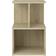 vidaXL Engineered Wood Sonoma Oak Sengebord 35x35cm