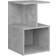 vidaXL Engineered Wood Concrete Grey Bedside Table 35x35cm