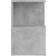 vidaXL Engineered Wood Concrete Grey Sengebord 35x35cm