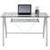 Realspace Vista Silver Writing Desk 27.9x48"