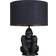 MiniSun Sitting Gorilla Matt Black Table Lamp 48cm