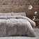 Catherine Lansfield Cuddly Duvet Cover Silver (200x135cm)