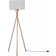 MiniSun Camden Cool Grey Floor Lamp 155cm