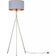 MiniSun Camden Grey & Copper Floor Lamp 155cm