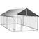 vidaXL Outdoor Dog Cage with Roof