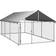 vidaXL Outdoor Dog Cage with Roof