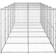 vidaXL Outdoor Dog Kennel Galvanised Steel 660x220x180cm