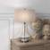 Meyer & Cross Lagos Antique Polished Nickel Table Lamp 23"