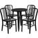 Flash Furniture Thomas Commercial Grade Patio Dining Set