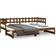 vidaXL Solid Pine Golden Brown Soffa 193.5cm 3-sits