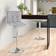 Neo Cuban Chrome&Grey Bar Stool 112cm 2pcs