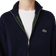 Lacoste Men's High-Neck Organic Zip-Up Sweater - Navy Blue