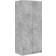 vidaXL 800625 Concrete Grey Armario 80x180cm