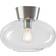 Belid Bullo Aluminium/Clear Glass Ceiling Flush Light 27cm