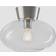 Belid Bullo Aluminium/Clear Glass Ceiling Flush Light 27cm