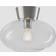 Belid Bullo Aluminium/Clear Glass Ceiling Flush Light ∅ 27cm