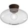Belid Bullo Oxid/Clear Ceiling Flush Light ∅ 27cm