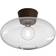 Belid Bullo Oxid/Clear Ceiling Flush Light ∅ 27cm