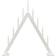 Konstsmide 3932 Matte White Adventslysestage 60cm
