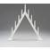 Konstsmide 3932 Matte White Adventslysestage 60cm