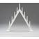 Konstsmide 3932 Matte White Adventsstake 60cm