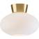 Belid Bullo Brass/Opal Glass Ceiling Flush Light ∅ 27cm