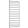 String Gavl Sort Reolsystem
