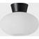 Belid Bullo Black/Opal Glass Takplafond ∅ 27cm