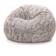 Jaxx Saxx 4 Ft Luxe Fur - Silver Fox Bean Bag 12.7gal