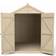 Forest Garden Overlap Pressure Treated 8X6 Apex Shed (Building Area )