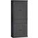 Homcom Freestanding Kitchen Black Storage Cabinet 76.2x183cm