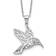 Sophie Miller Hummingbird Necklace - Silver/Transparent