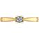 Smykkekæden Ring - Gold/Diamond
