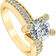 Smykkekæden Ring - Gold/Diamonds
