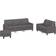 vidaXL 3-piece sofa set with cushions Soffa 138cm 3-sits