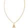 Kendra Scott Crystal Letter Pendant Necklace - Gold/Transparent