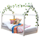 Treehouse House Style Wooden Pine Kids Bed Frame 38.6x77.2"