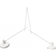 Grupa Products Arigato White Lampada a Sospensione 22cm