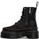 Dr. Martens Jadon Zip Milled Nappa Leather Platform Boots - Black